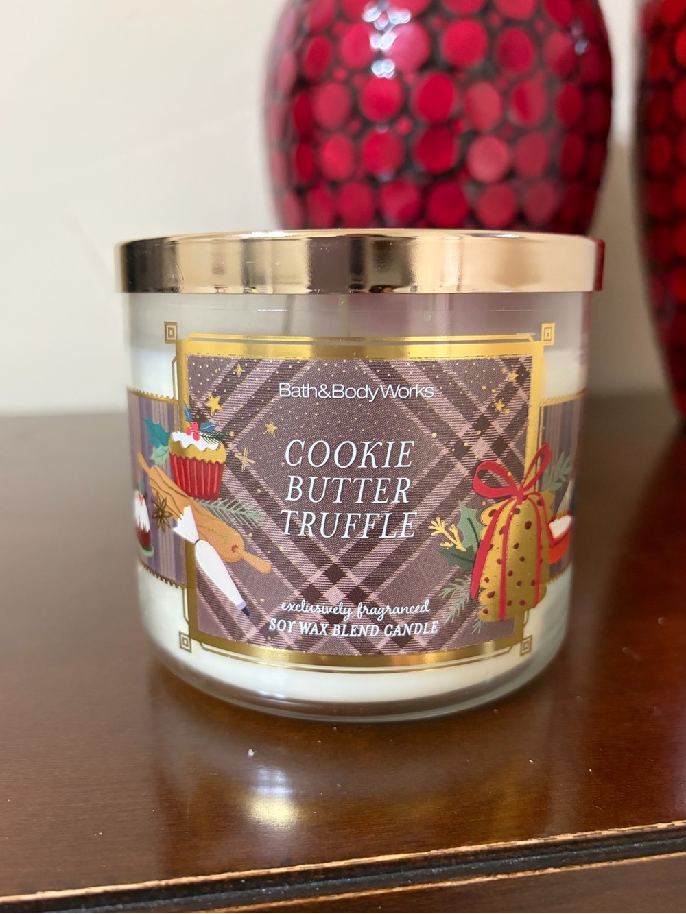 Bath & Body Works Cookie Butter Truffle 3 Wick Scented Candle